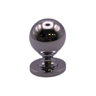 Smooth Knob Handle – Radcliffe | Black / Copper / Chrome / Gold | Versatile Fit - Aspin Collins