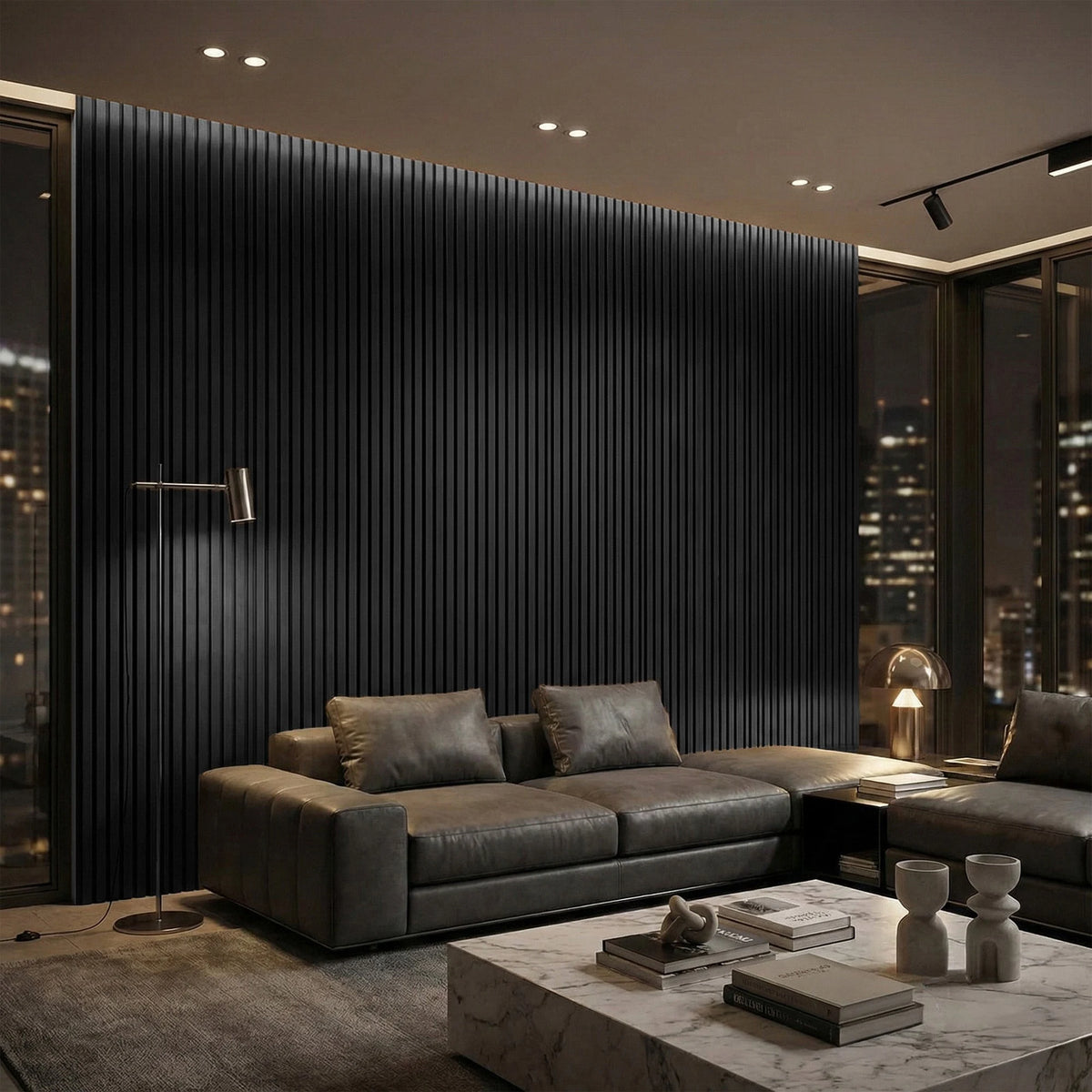 Torshavn - Standard Slat Colour Acoustic Wall Panels (Set of 2) | Aspin Collins