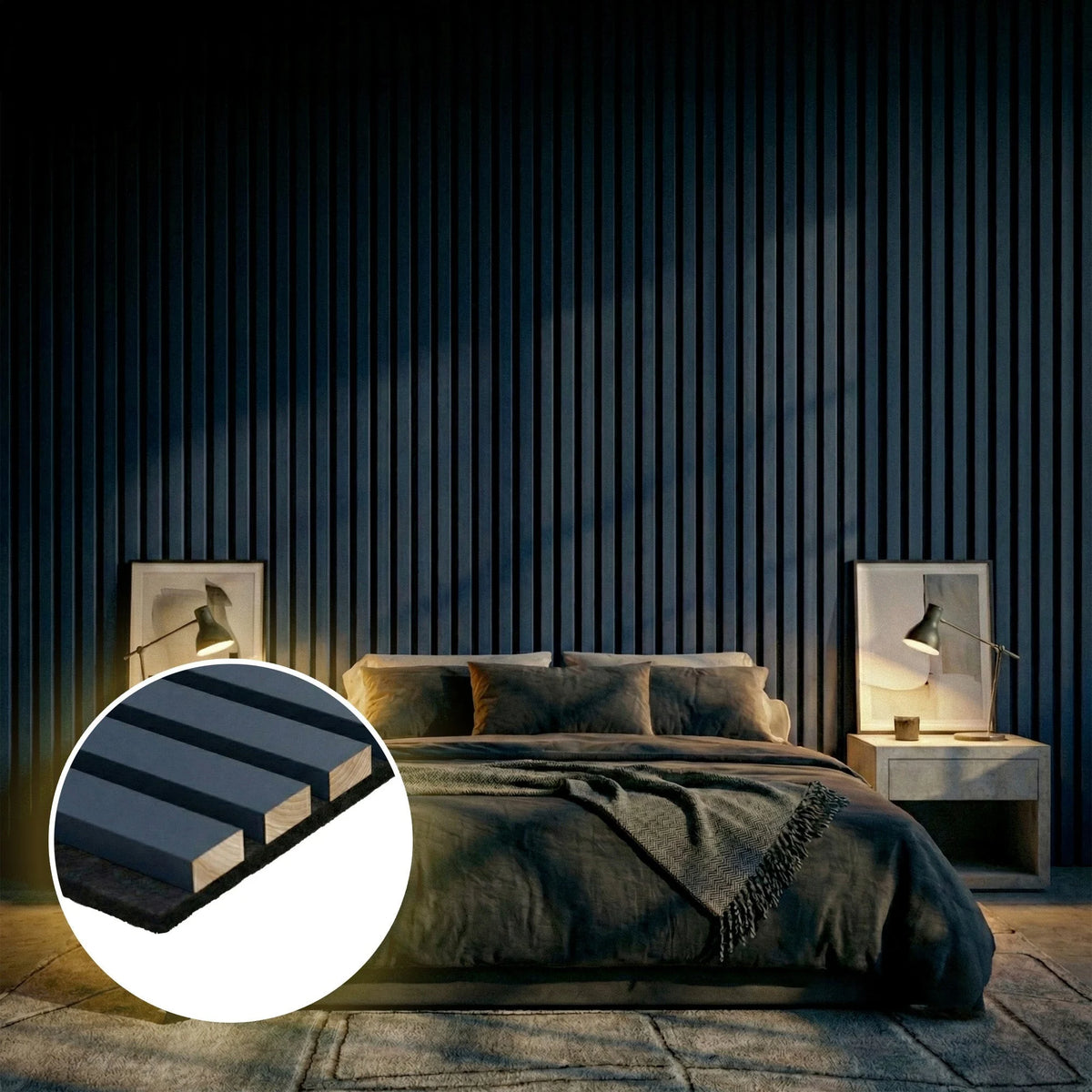 Torshavn - Standard Slat Colour Acoustic Wall Panels (Set of 2) | Aspin Collins