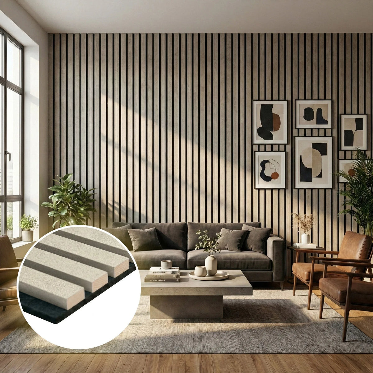 Torshavn - Standard Slat Colour Acoustic Wall Panels (Set of 2) | Aspin Collins