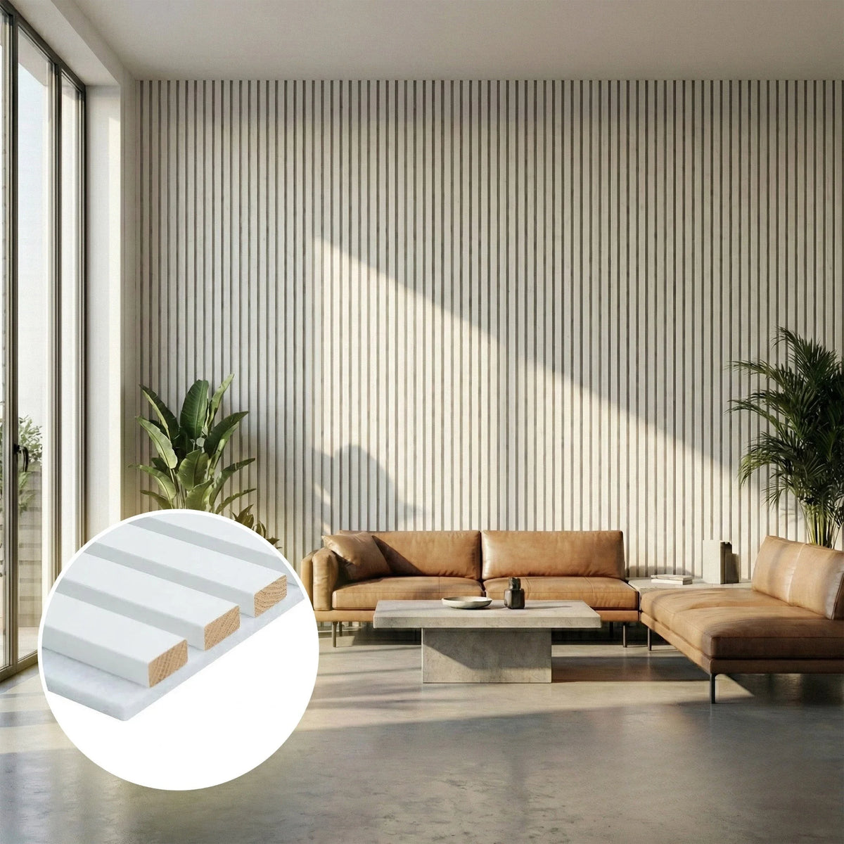 Torshavn - Standard Slat Colour Acoustic Wall Panels (Set of 2) | Aspin Collins