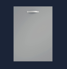 Valencia Drawer Fronts - Dust Grey Matt - Aspin Collins