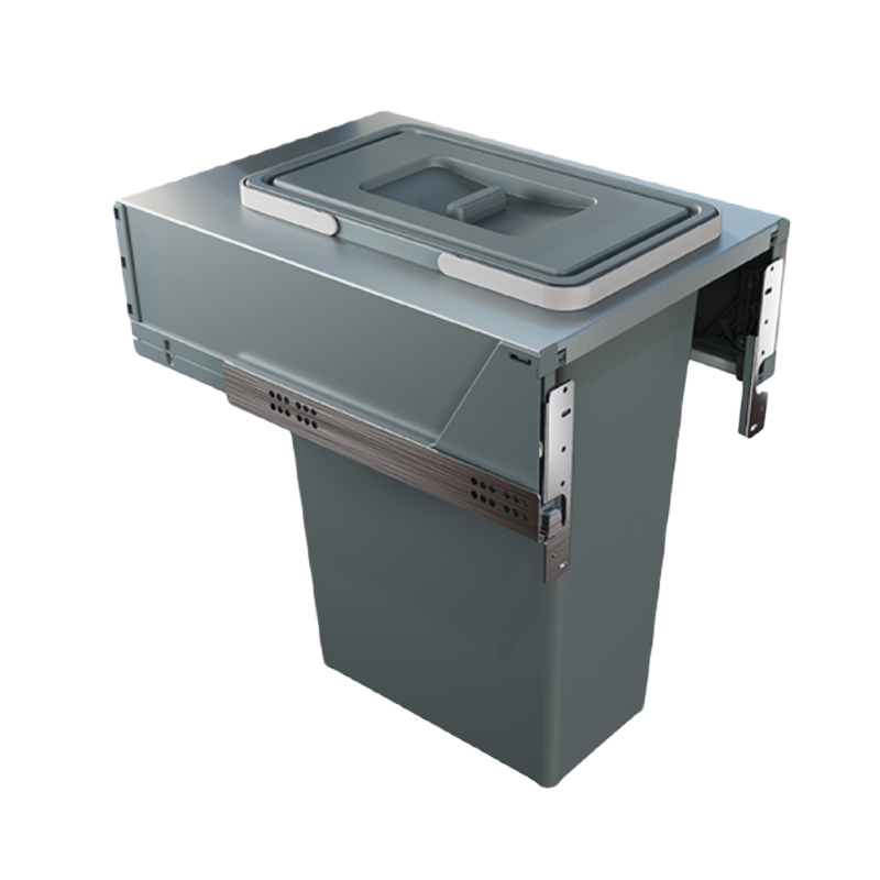 Kitchen Pull Out Bin Elite Large Capacity, SoftClose Waste Soluti Aspin Collins