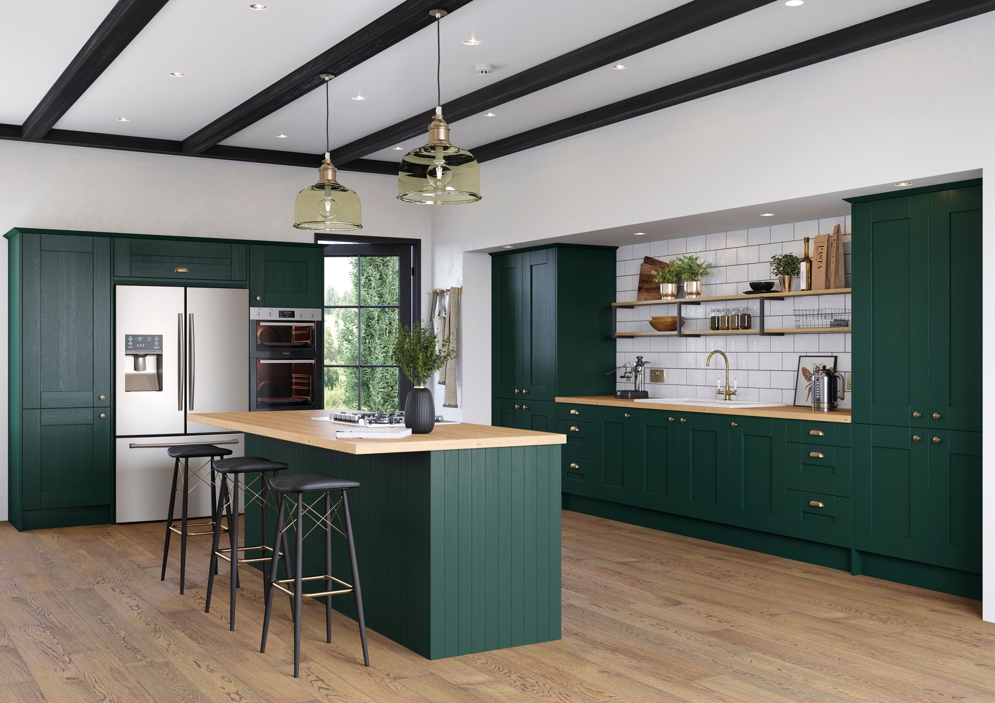 Fir Green Shaker Door | Cavallo | Aspin Collins