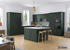 Shaker Kitchen Door - Chantilly Range - Fir Green - Aspin Collins