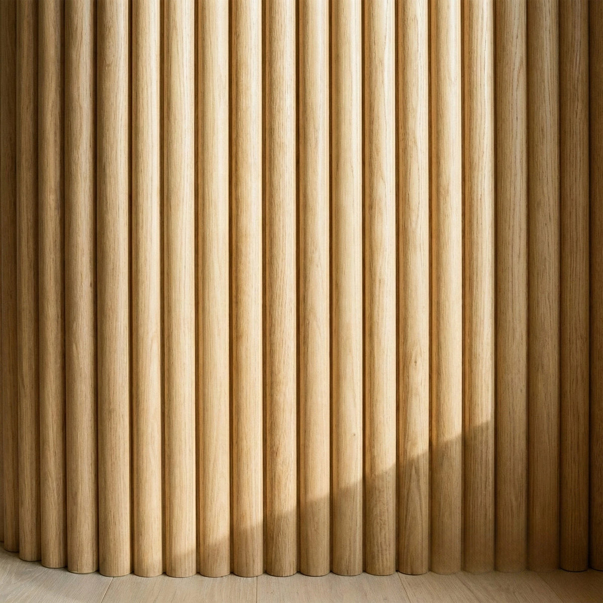 Sundvik - Flexible Fluted Wall Panels | Oak & Walnut (Set of 2) | Aspin Collins