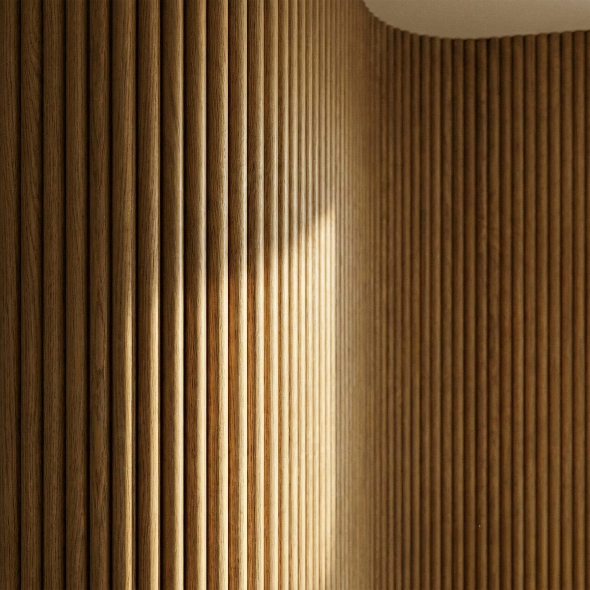 Sundvik - Flexible Fluted Wall Panels | Oak & Walnut (Set of 2) | Aspin Collins