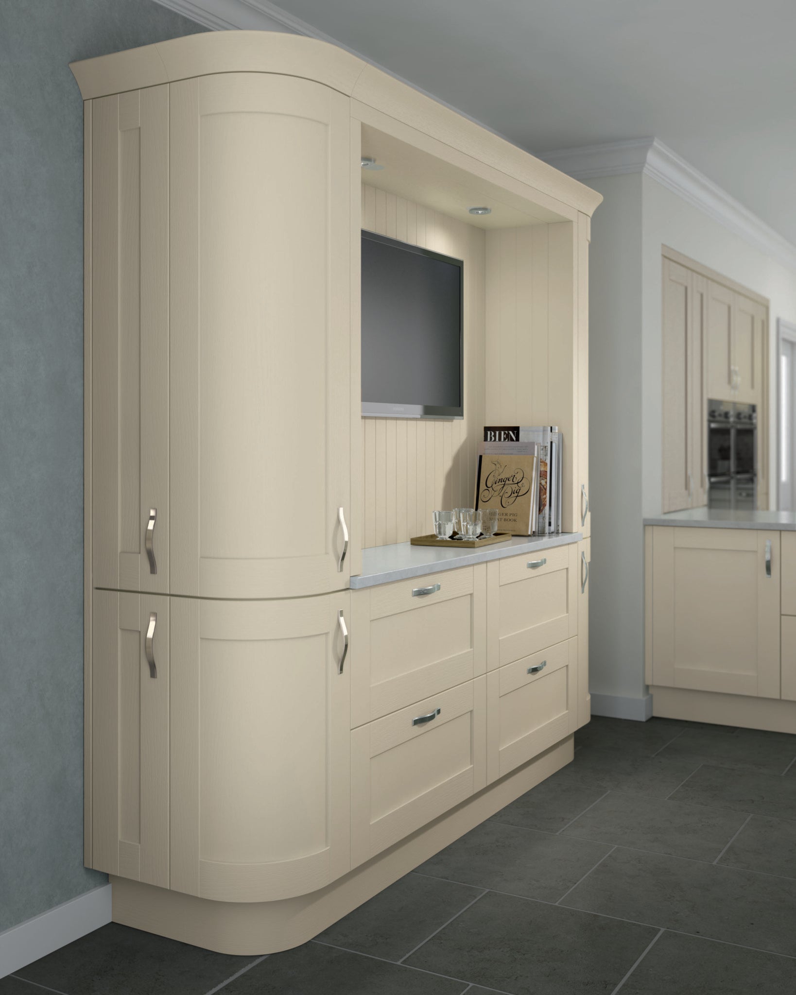 Wide Frame Solid Wood Finishing Components | Ivory | Aspin Collins
