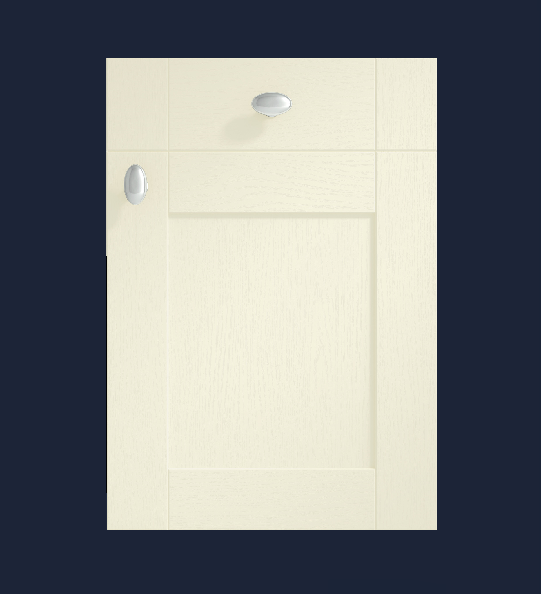 Shaker Kitchen Door - Chantilly Range - Ivory - Aspin Collins