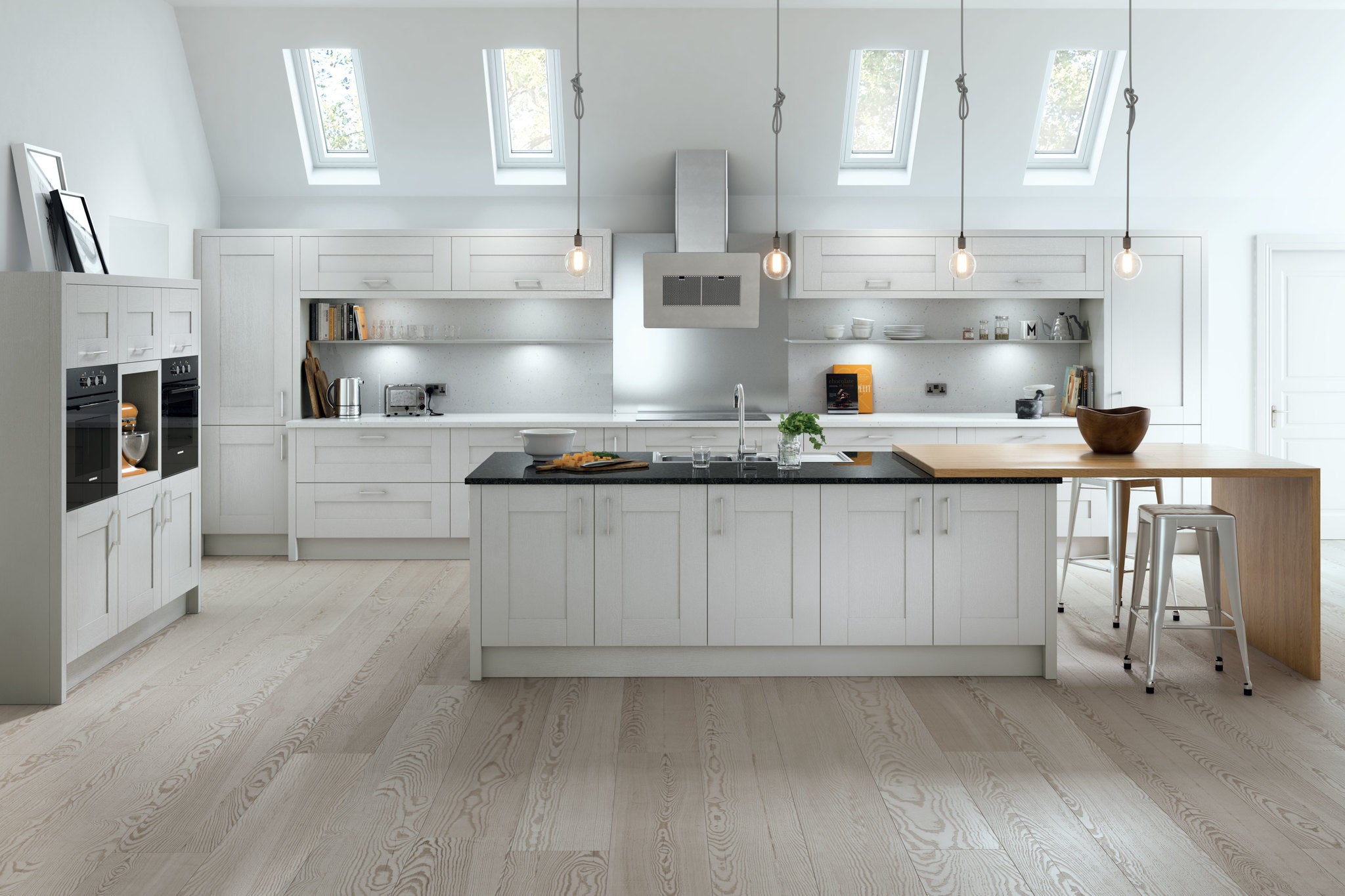 Woodgrain Finishing Components | Light Grey | Aspin Collins