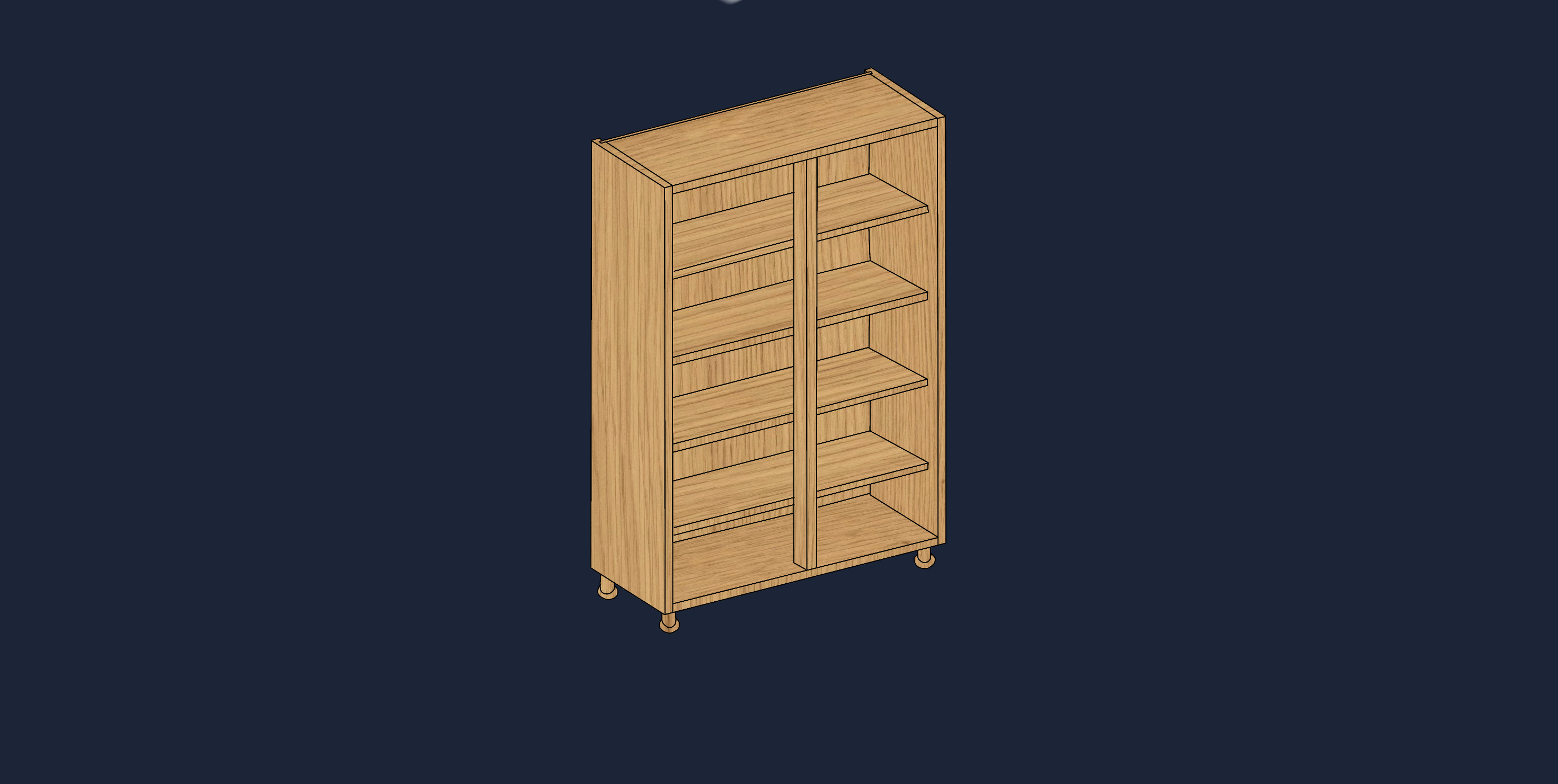 Larder Unit / Corner Larder Unit (1970mm) | Spacious 1000mm Wide Kitchen Storage | Aspin Collins