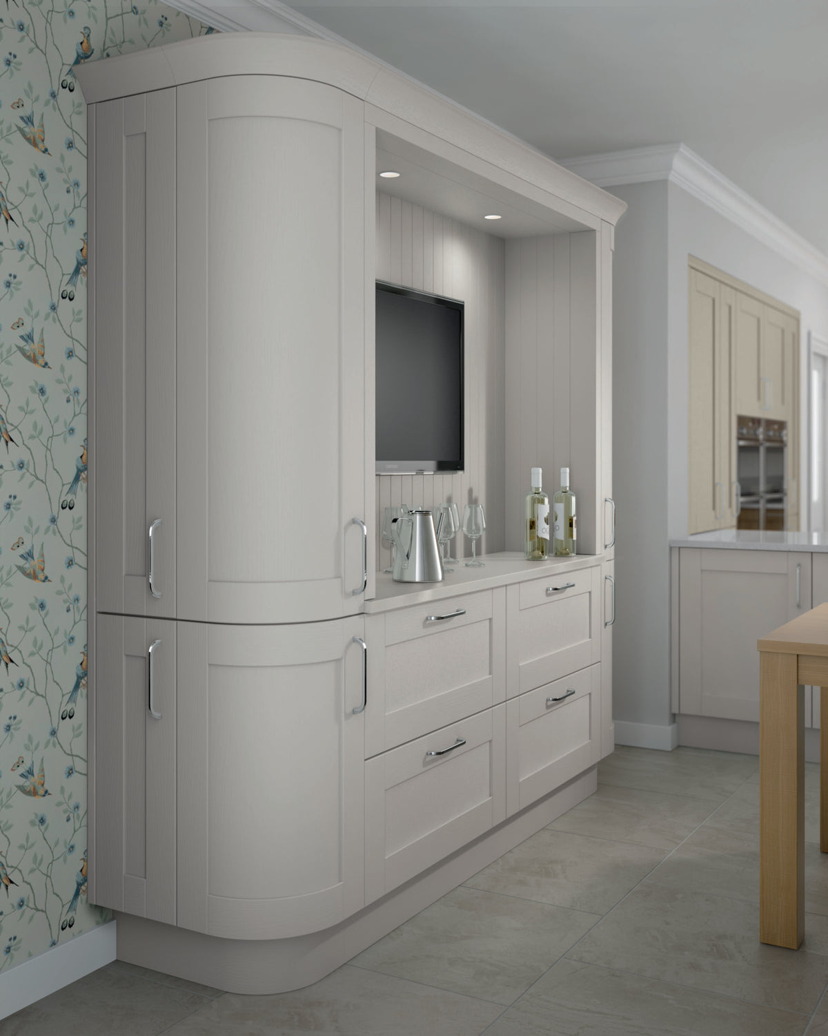 Light Grey Kitchen Finishing Components | Chantilly | UK – Aspin Collins