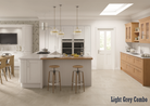 Shaker Kitchen Door - Chantilly Range - Light Grey - Aspin Collins