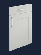 Shaker Kitchen Door - Harrogate Range - Light Grey - Aspin Collins