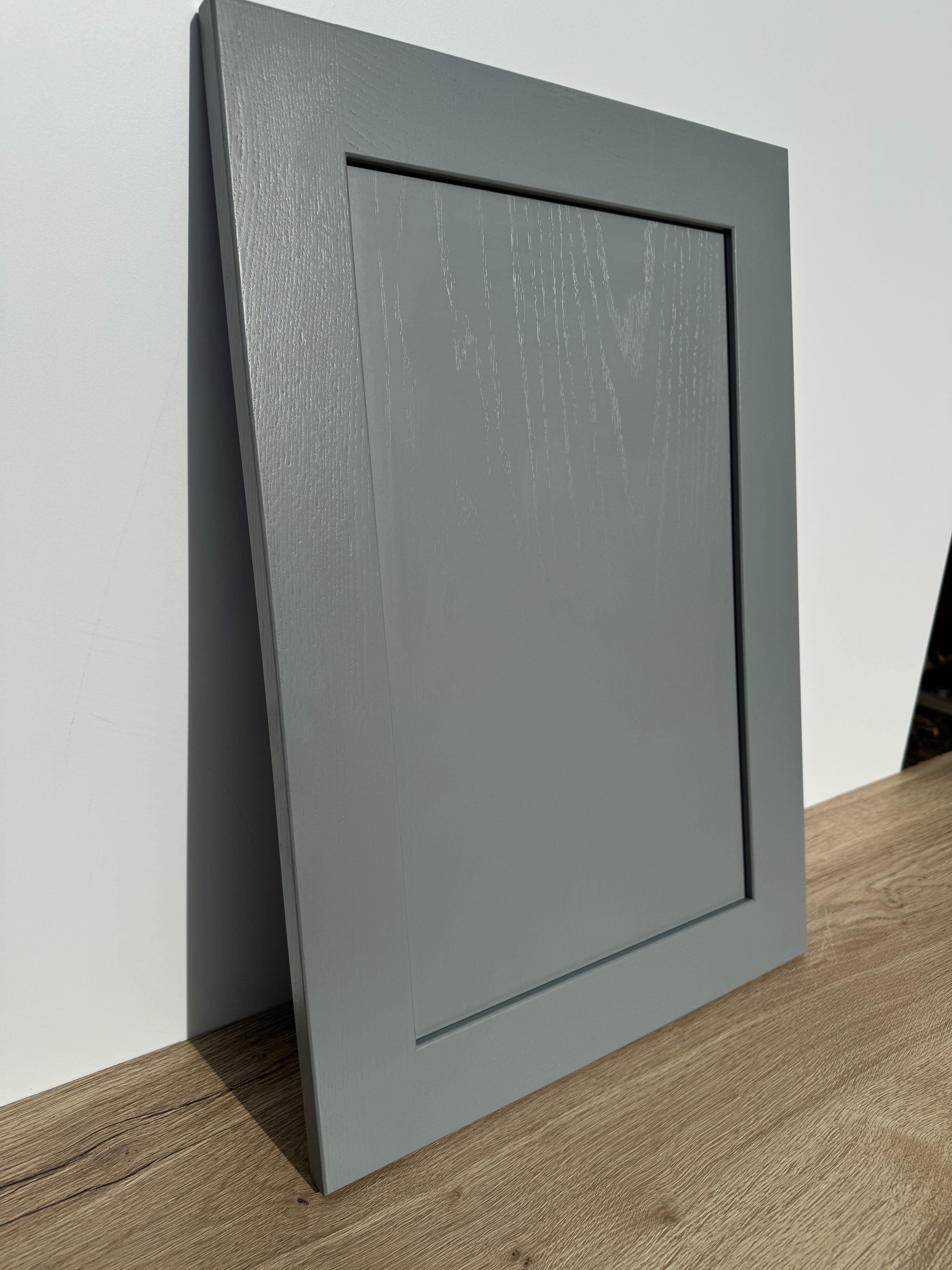 Mayfair Dust Grey Shaker Kitchen Doors | Solid Ash, Matt Painted Finish | Aspin Collins