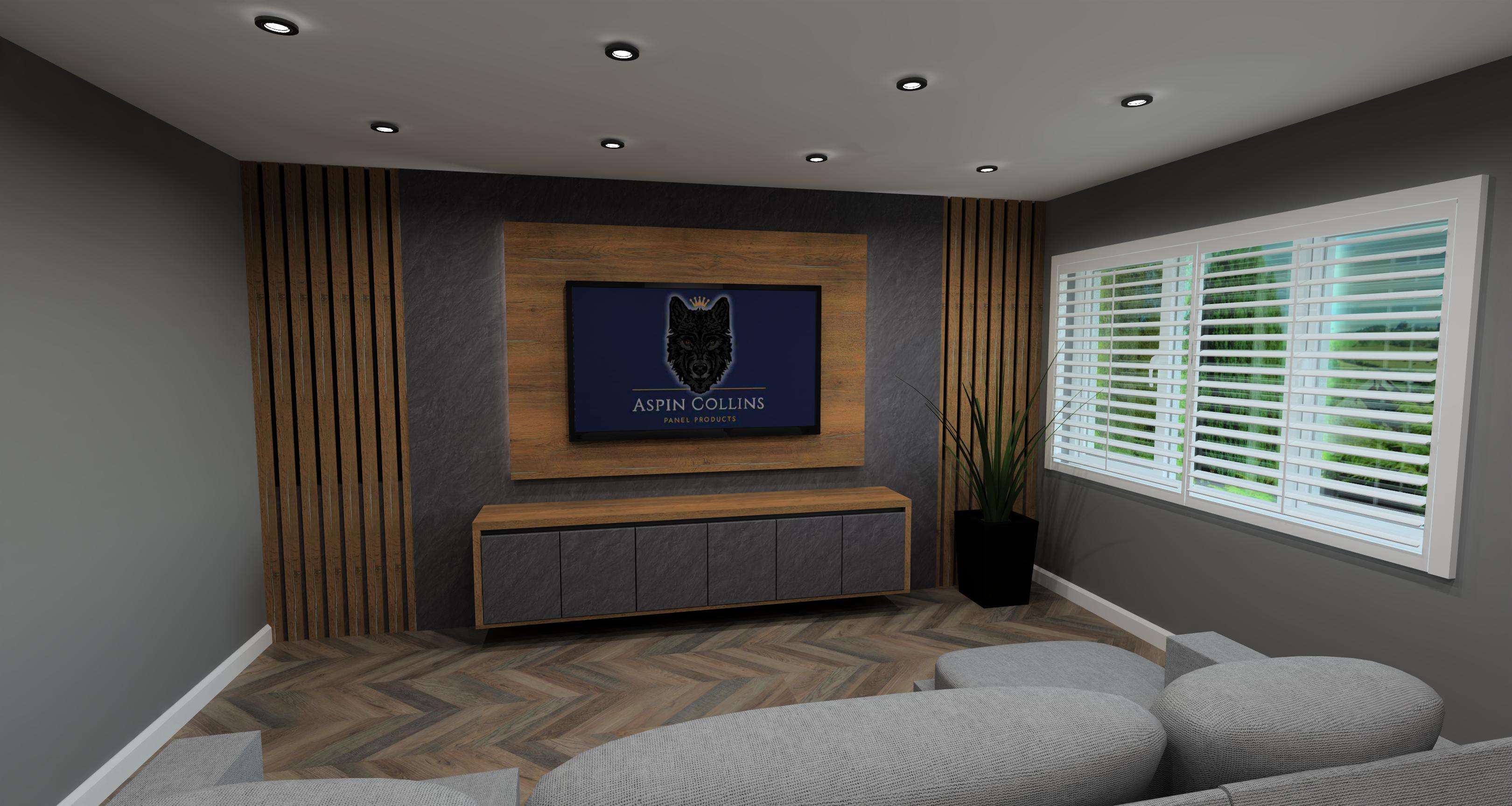 Media Wall - Urban Elegance Series - Aspin Collins