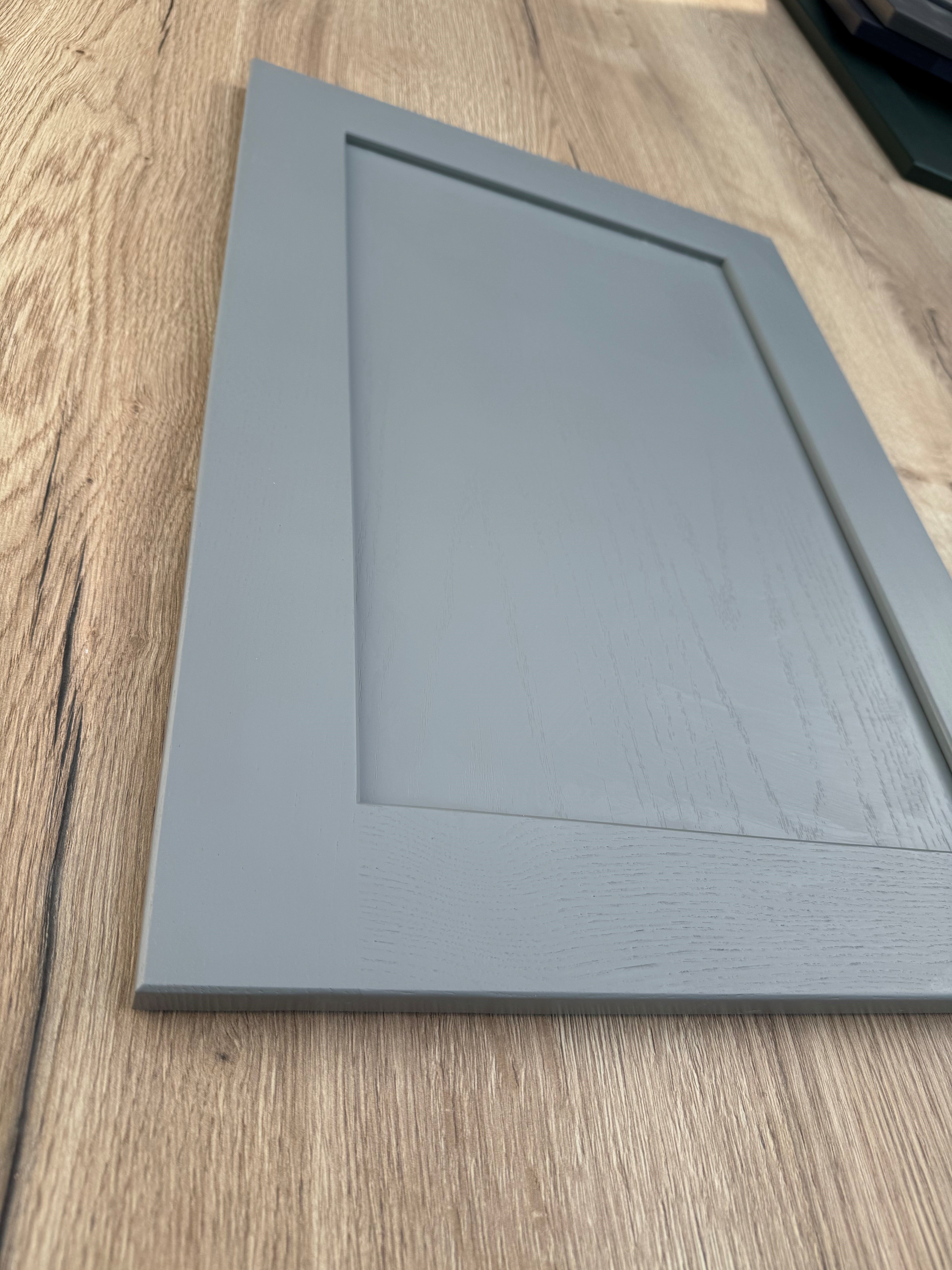 Mayfair Dust Grey Shaker Kitchen Doors | Solid Ash, Matt Painted Finish | Aspin Collins