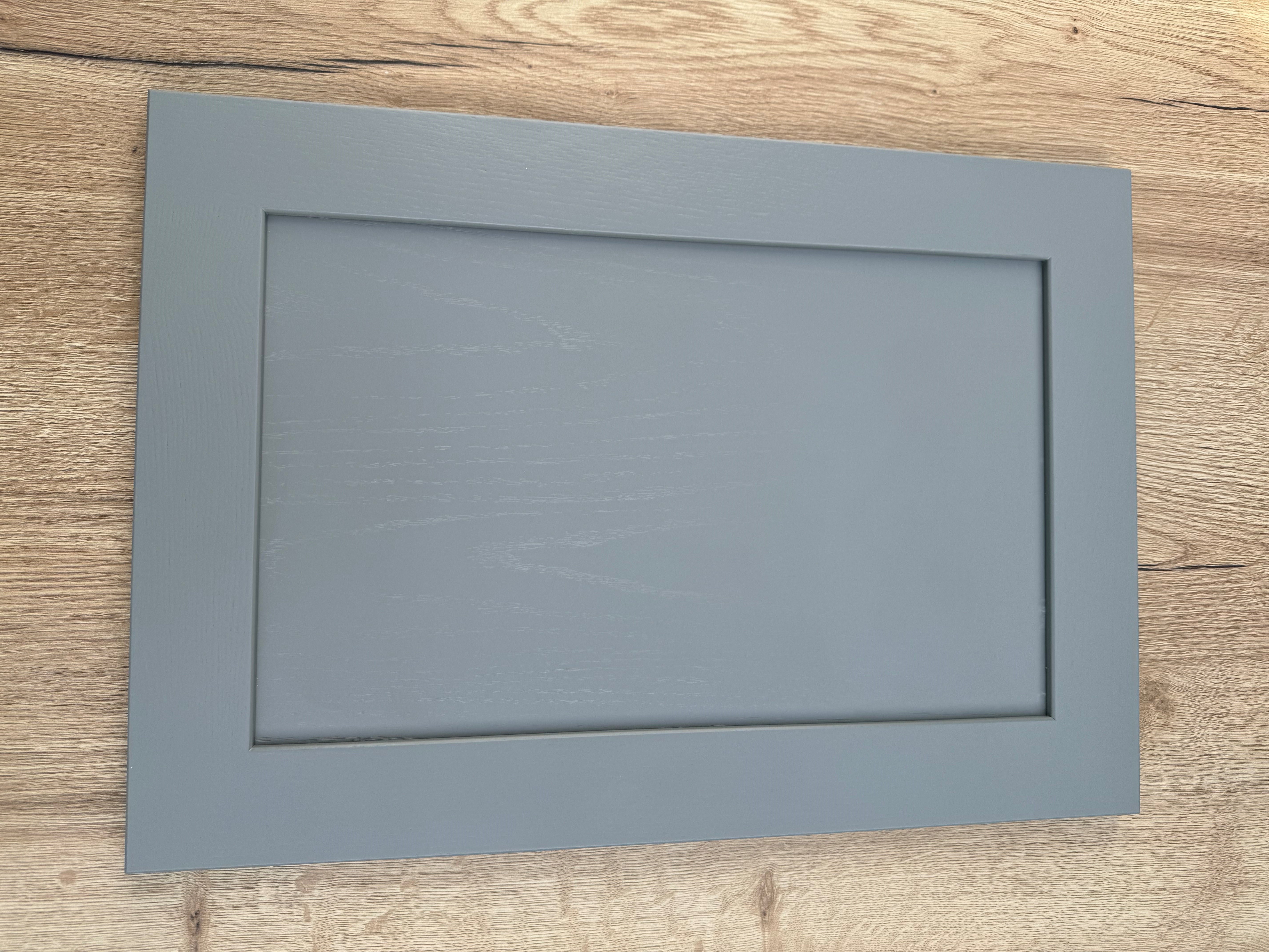 Mayfair Dust Grey Shaker Kitchen Doors | Solid Ash, Matt Painted Finish | Aspin Collins