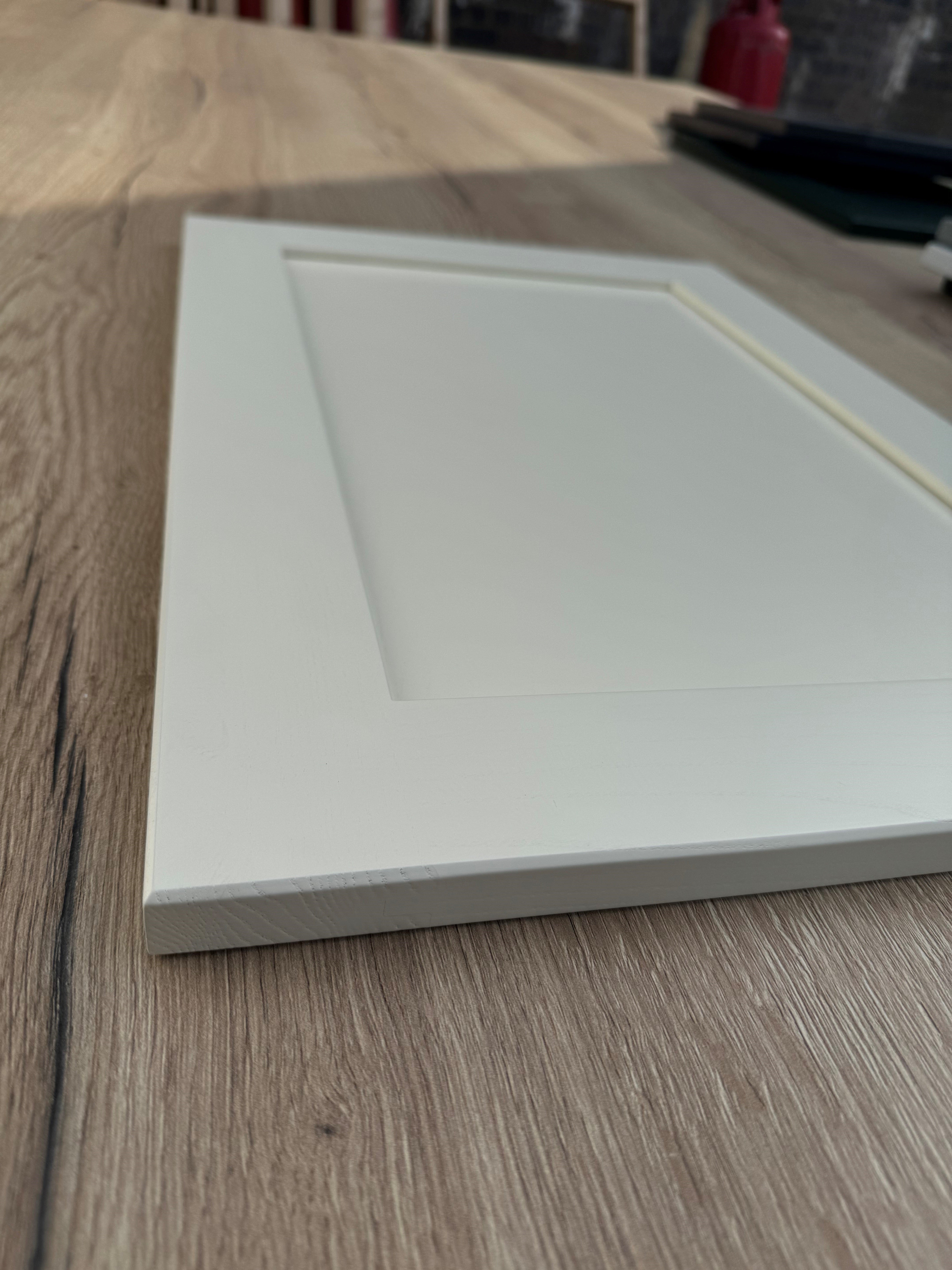 Mayfair Ivory Shaker Kitchen Doors | Timeless Cream-Toned Solid Ash Doors | Aspin Collins