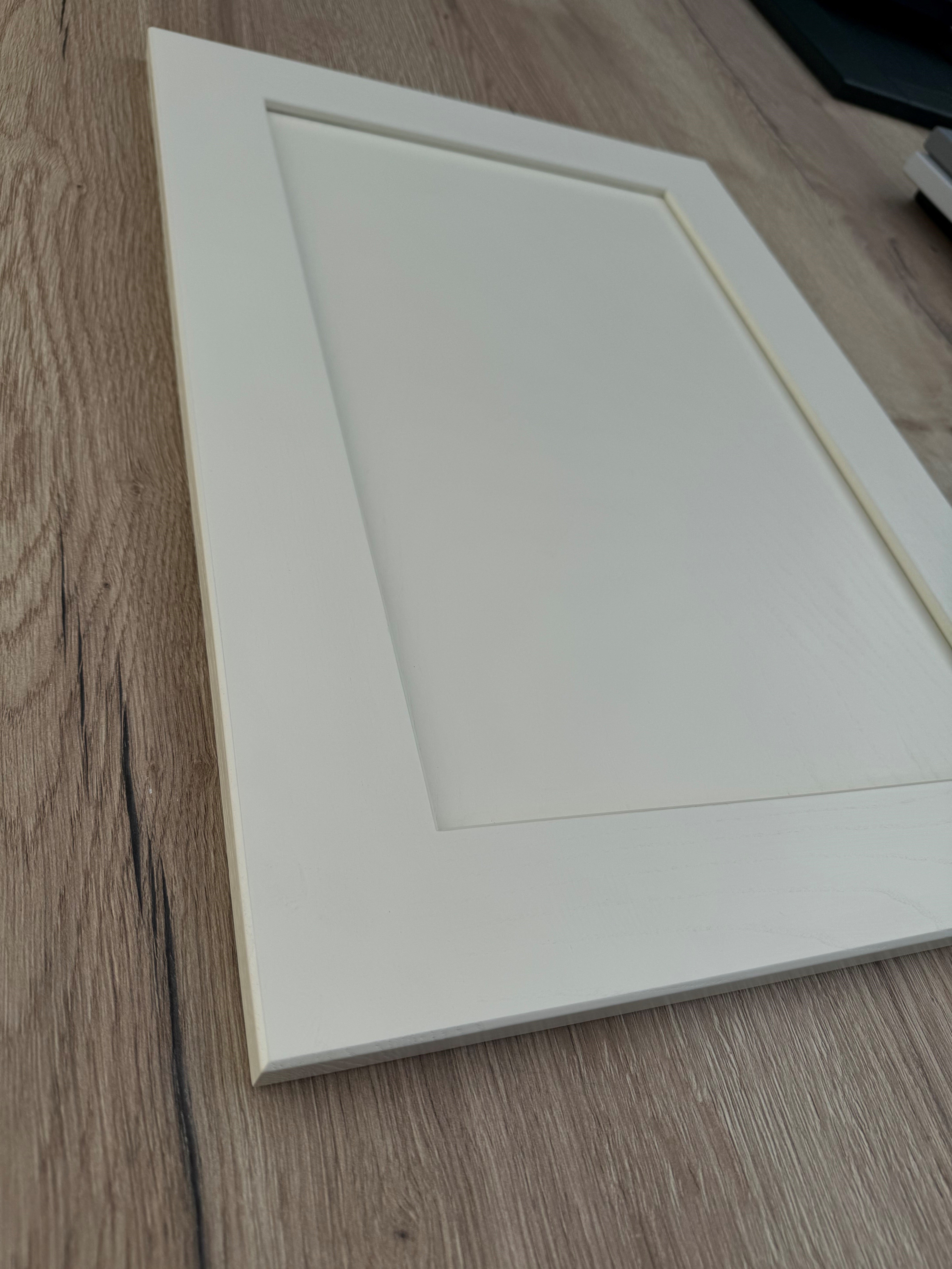 Mayfair Ivory Shaker Kitchen Doors | Timeless Cream-Toned Solid Ash Doors | Aspin Collins