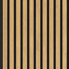 Slat Wall - Pre Routed Real Wood Veneer Slatted Wall Panel - Natural Oak - Aspin Collins