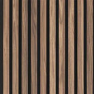 Slat Wall - Pre Routed Real Wood Veneer Slatted Wall Panel - Natural Walnut - Aspin Collins