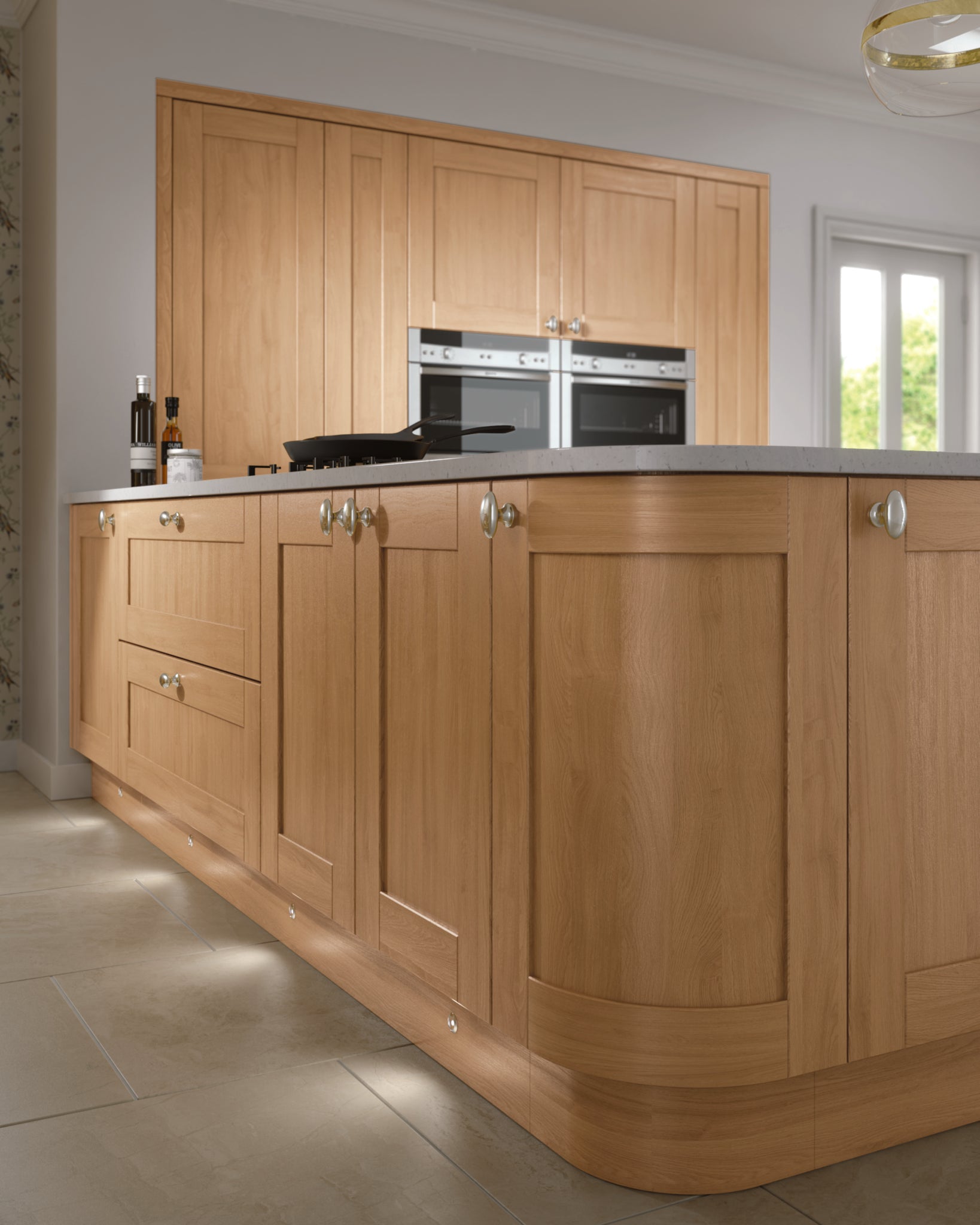 Wide Frame Solid Wood Finishing Components | Oak | Aspin Collins