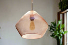 Copper Mesh/Cage Pendant Light - Ortiz - Aspin Collins