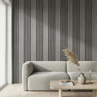Aslund - Wide Random Rhythmic Slat Wall Panels (Set of 2) | Aspin Collins