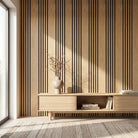 Aslund - Wide Random Rhythmic Slat Wall Panels (Set of 2) | Aspin Collins