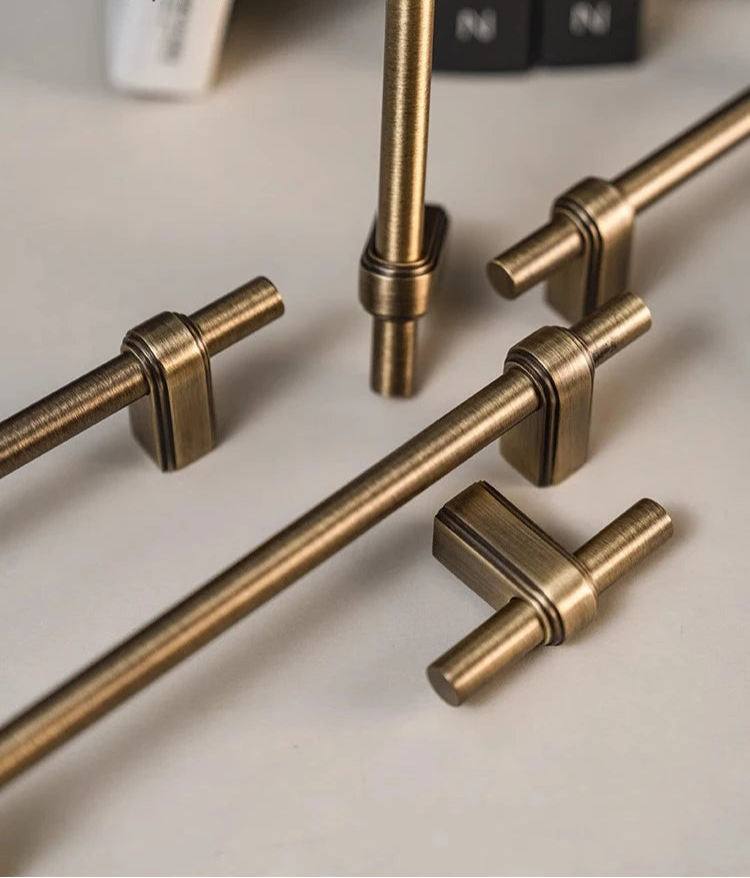 Solid Brass Cabinet Handle and Knob | Aspin Collins