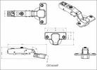 Hinge - DTC 110 Degree Hinge - Aspin Collins