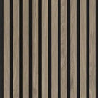 Slat Wall - Pre Routed Real Wood Veneer Slatted Wall Panel - Slate Oak - Aspin Collins