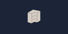 L-Shaped Corner Wall Unit (720mm) | Smart Storage for Corner Spaces | Aspin Collins