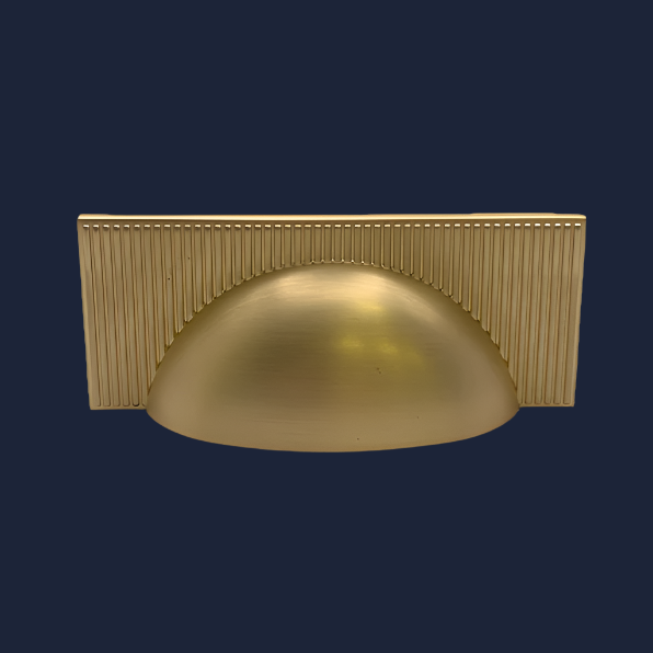 Lined Cup Handle - Antique Brass/Anthracite/Gold - Aspin Collins