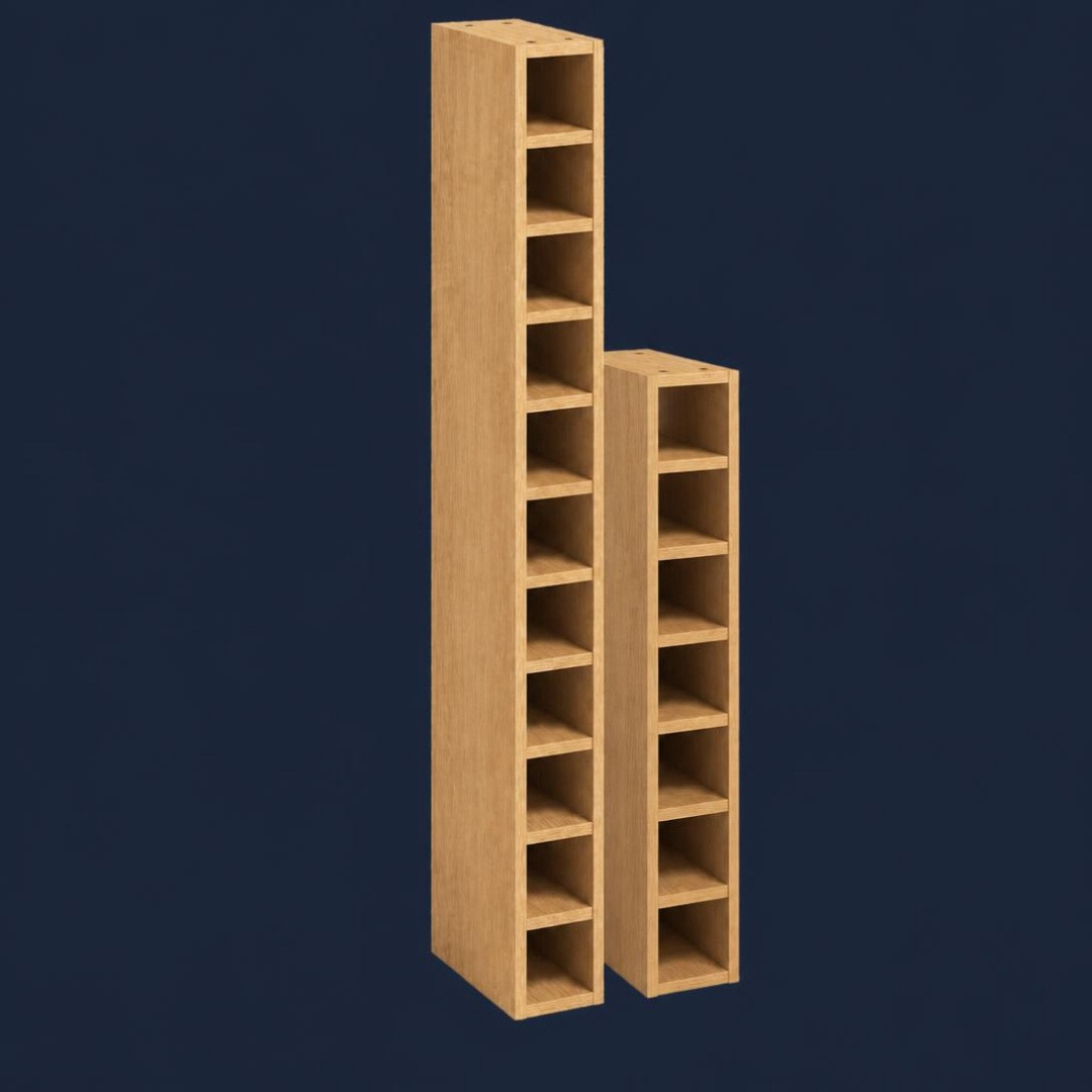Tall Kitchen Wine Rack — Integrated Cabinet Storage | Egger Colours
