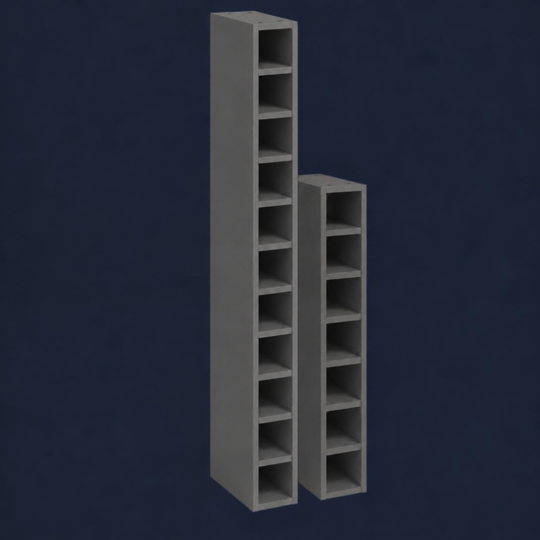 Tall Kitchen Wine Rack — Integrated Cabinet Storage | Egger Colours