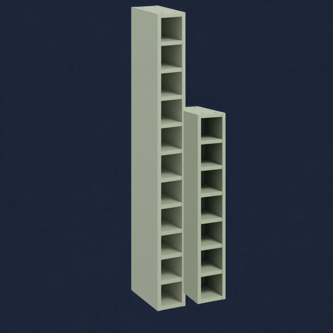 Tall Kitchen Wine Rack — Integrated Cabinet Storage | Egger Colours