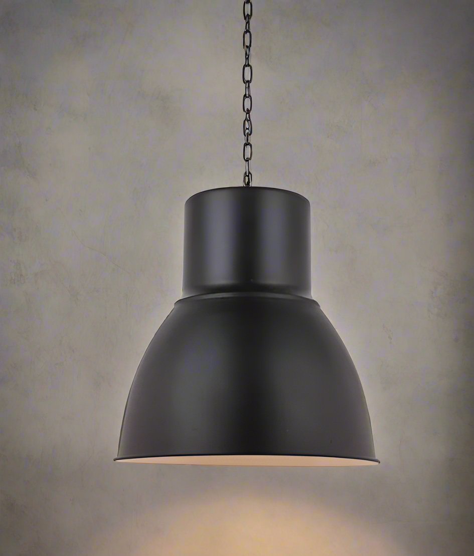 Pendant Light - Otto - Smooth Black - Aspin Collins