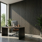 Ravndal - Wide Slat Three-Sided Acoustic Wall Panels (Set Of 2) | Aspin Collins