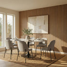 Ravndal - Wide Slat Three-Sided Acoustic Wall Panels (Set Of 2) | Aspin Collins