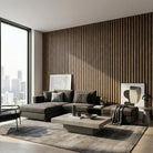 Ravndal - Wide Slat Three-Sided Acoustic Wall Panels (Set Of 2) | Aspin Collins