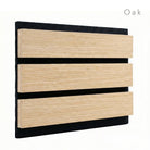 Ravndal - Wide Slat Three-Sided Acoustic Wall Panels (Set Of 2) | Aspin Collins