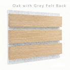 Ravndal - Wide Slat Three-Sided Acoustic Wall Panels (Set Of 2) | Aspin Collins