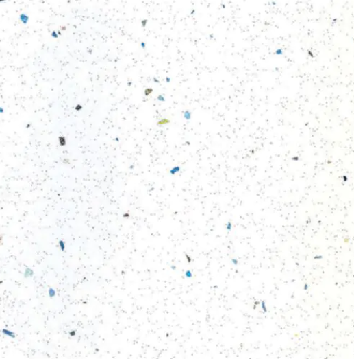 White Gloss Sparkle Laminate Worktop | Kronospan Round Edge | Aspin Collins
