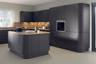 Handleless Kitchen Door in Anthracite Matt | Levana Soft-Touch Matt Design - Aspin Collins