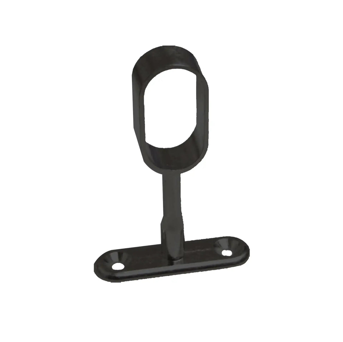 Wardrobe Rail Centre Support | Nickel or Black | Aspin Collins