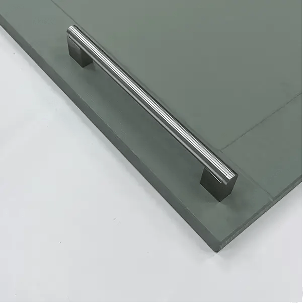 Halden Brushed Nickel D-Bar Pull Handle | Aspin Collins