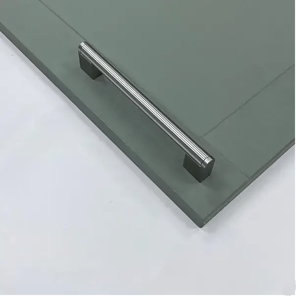 Halden Brushed Nickel D-Bar Pull Handle | Aspin Collins