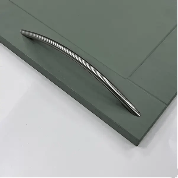 Calder Brushed Nickel Bow Handle | Aspin Collins